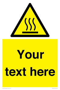 Custom Hot Surface Sign